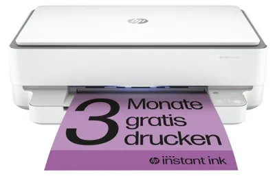 Produktbild von HP ENVY 6020e Wireless All-in-One Farbe Drucker, Instant Ink; Kopierer, Scanner, Thermal Inkjet, Farbdruck, 4800 x 1200 DPI, A4, Direktdruck, Grau