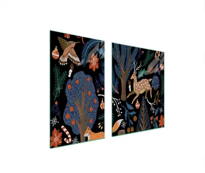 Produktbild von Glasplatte und Schneidebrett 100x52 Tiere