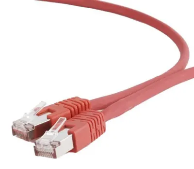 Produktbild von Gembird PP6A-LSZHCU-R-0.5M, 0,5 m, Cat6a, S/FTP (S-STP), RJ-45, RJ-45, Rot