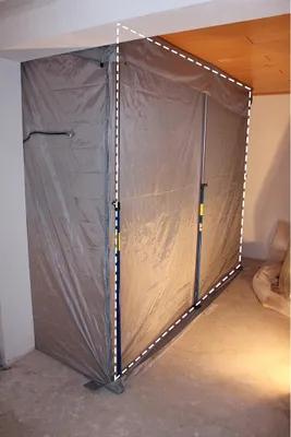 Produktbild von Glück Staubschutzwand 310 x 310 cm