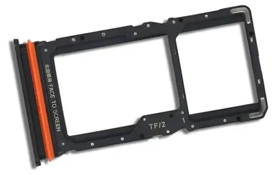 Produktbild von Ersatz Hybrid-SIM-Kartenhalter mit microSD Slot für Xiaomi Redmi 15 5G (25057RN09E) Grau