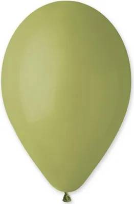 Zdjęcie produktu dla Balony pastelowe Zielone Oliwkowe, G110, 30 cm, 100 szt.