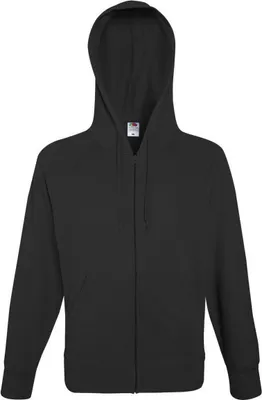 Immagine prodotto di Giacca con cappuccio Fruit Of The Loom da uomo, leggera BC2655 (Medium) (Nero)