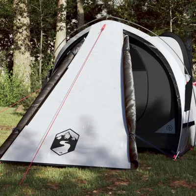 Produktbild von Design Campingzelt 2 Personen Weiß 320x140x120 cm 185T Taft, Campingzelte 2024 Neu