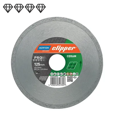 Zdjęcie produktu dla Diamentowa tarcza tnąca Norton Clipper Pro Ceramic 200 x 25,4 mm 70184625093
