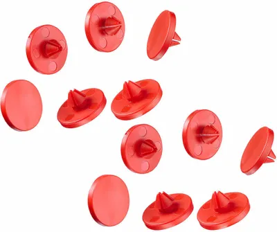 Produktbild von Gummidämpfer für Kennzeichen rot (12 Stück)