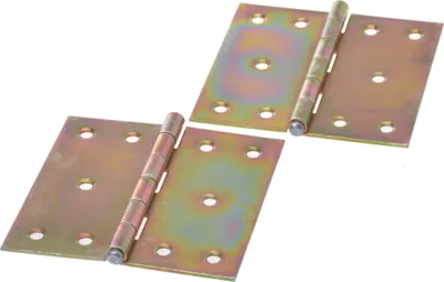 Produktbild von Aqbau® Gerollte Scharniere 100 x 100mm Halbbreite Möbelscharniere Kistenband 2 Stück
