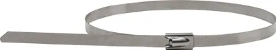 Produktbild von KS TOOLS Edelstahl Kabelbinder mit Kugelverschluss, 4,6x500mm, 100 Stück ( 115.1594 )