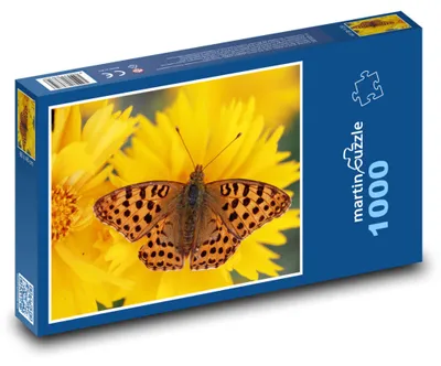 Zdjęcie produktu dla Puzzle 1000 Motyl na kwiacie - martinpuzzle