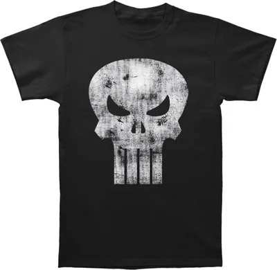 Produktbild von The Punisher - T-Shirt für Herren/Damen Uni RO10214 (XL) (Schwarz)