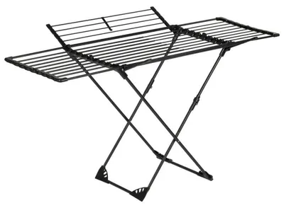 Obrázok produktu pre Sklopivý sušič na oblečenie KH 2043, 27 m, do 20 kg, oceľ, čierny