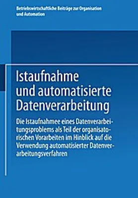 Image de Istaufnahme und automatisierte Datenverarbeitung