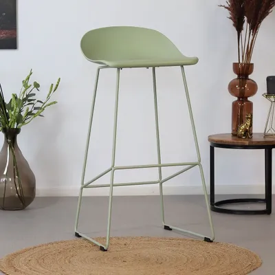 Produktbild von Bronx71 Barhocker Ellen skandinavisches Design grün 76 cm