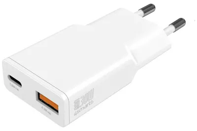 Zdjęcie produktu dla 4smarts PDPlug Duos Slim, Wewnętrzna, Prąd przemienny, 12 V, Biały