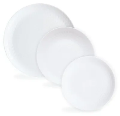 Image de Service de table 18 pièces - Pampille Blanc - Luminarc