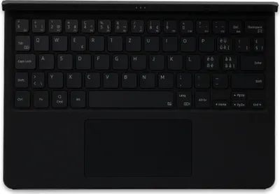 Produktbild von Samsung EF-DX715BBEGSW, QWERTZ, Deutsch, Trackpad, Samsung, Galaxy Tab S9, Schwarz