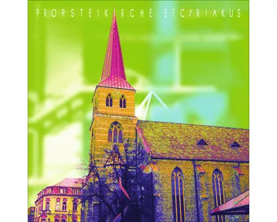 Produktbild von Glasbild Bottrop Propsteikirche St. Cyriakus 20x20 cm
