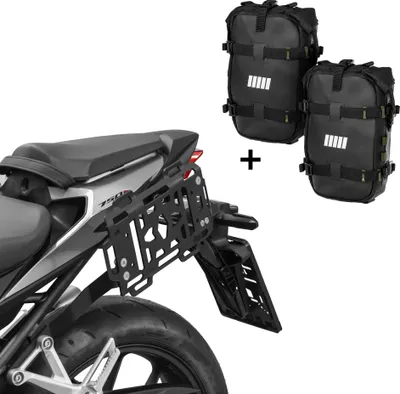 Immagine prodotto di Portaborse laterale ZIEGER + 2× SCHNORR Bumberbag S (6L) compatibile con Honda CB 750 Hornet