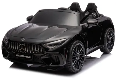 Produktbild von Mercedes SL63 AMG - Kinder Elektroauto - 24V - mit Fernbedienung - 2-Sitzer - 4x4 - Schwarz