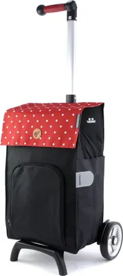 Produktbild von Andersen SHOPPER MANUFAKTUR Einkaufstrolley Unus Shopper Fun Malit 45L Red rot mehrfarbig 119cm