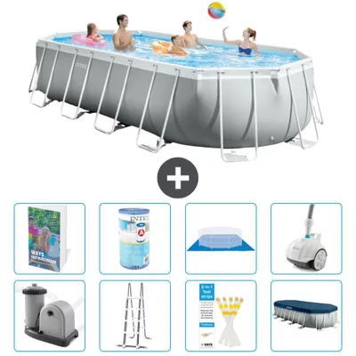 Immagine prodotto di Piscina Prism Frame ovale - 610x305x122 cm - 9 pezzi S549