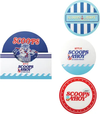 Immagine prodotto di Sottobicchiere Stranger Things Scoops Ahoy confezione da 4 pz