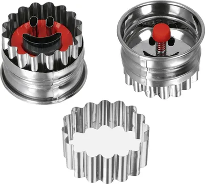 Zdjęcie produktu dla METALTEX Linzer-Ausstecher "Smile" 6 Stück Verkaufseinheit 102800 8002522523748