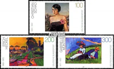 Produktbild von Briefmarken BRD (BR.Deutschland) 1994 Mi 1748-1750 (kompl.Ausgabe) postfrisch Deutsche Malerei des 20.Jahrhunderts (III)