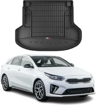 Image de Tapis de Coffre pour Kia Proceed 2018-2025 TPE Noir