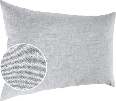 Produktbild von Dekokissenbezug MrJack Uni Weißgrau 50x30cm Einfarbig Leinenoptik Sofakissen mit Reißverschluss