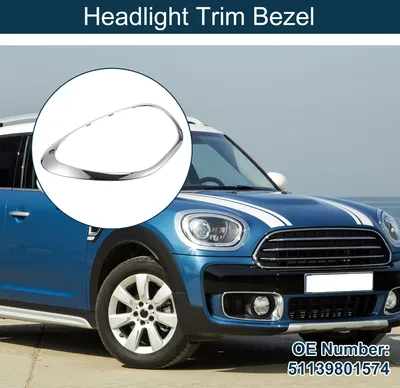 Image de Enjoliveur De Phare pour Mini Cooper Countryman 2011-2016 No.51139801574 Enjoliveur De Phare Avant Droit Couvercle De Phare décorer Ton Argent 1 Pièce