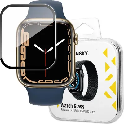 Zdjęcie produktu dla Wozinsky Watch Glass Hybrydowe Szkło Do Apple Watch 7/8 41Mm Czarny