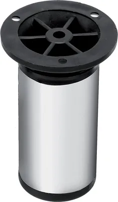 Produktbild von FS017 100 mm verstellbarer Möbelfuß, matt verchromt