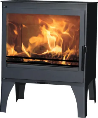 Produktbild von Kaminofen Panadero Topaze Stahl schwarz 7,4 kW
