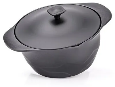 Obrázok produktu pre Hrniec INDUCTION Hrniec na varenie Hliníkový hrniec na polievku Pokrievka čierna MONETA Lirica 2,7 l