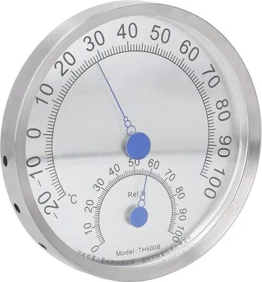 Productafbeelding van Famanu Hygrometer en binnenthermometer - Waterdichte meting van luchtvochtigheid en temperatuur