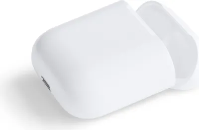 A white charging case for Apple AirPods 2 is shown on a white background.