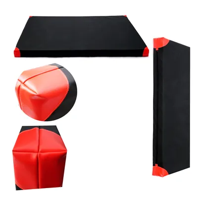 Produktbild von Gymnastikmatratze 200x120 schwarz/rot