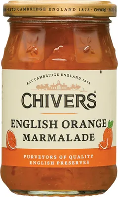 Produktbild von Chivers English Orange Marmelade mit feinen Orangenstreifen 340g