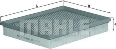 Produktbild von Luftfilter MAHLE LX 1758 für CHRYSLER PT CRUISER (PT) Filtereinsatz