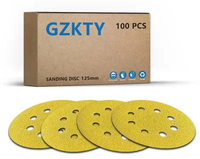 Obrázek produktu pro Brusné kotouče 125 mm, suchý zip, zrnitost 800, 8 otvorů, 100 kusů