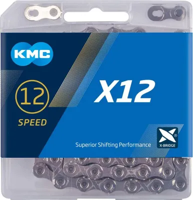 Zdjęcie produktu dla Grandinė KMC X12 Sidabrinis 12-speed 126-links
