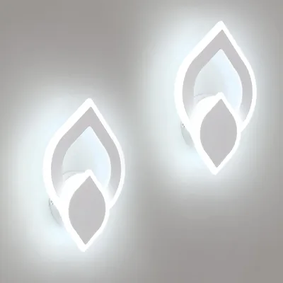 Produktbild von Mckalen 2 Stück LED Wandleuchte Innen, 16W 1800LM Modern Blumenförmige Wandleuch