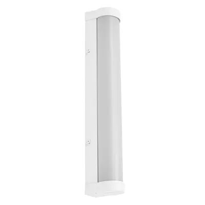 Immagine prodotto di LEDVANCE ORBIS Tubo specchio/apparecchio da parete con LED, vetro smerigliato/bianco, 9W, 900lm, dimmerabile, 3000/4000K regolabile tramite interruttore a parete, diametro 40cm, protezione IP44 contro corpi estranei/spruzzi d'acqua