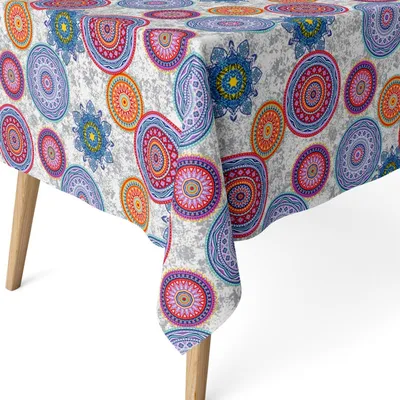 Productafbeelding van Vlekafstotend Tafelkleed 260 x 140 cm in Lila