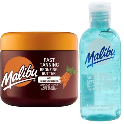 Immagine prodotto di Acceleratore di abbronzatura Malibu + gel dopo abbronzatura 100 ml