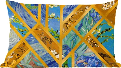 Produktbild von MuchoWow® Zierkissen Sofakissen Wohnzimmer Dekokissen 60x40 cm Kunst - Van Gogh - Alte Meister - Kopfkissen - Polster mit Foto
