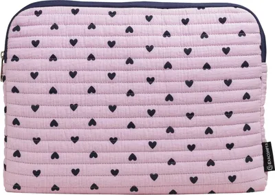 Produktbild von Exacompta Laptophülle 13-14'' Herzen - Malve 17264E
