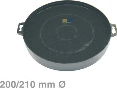 Produktbild von Wpro Antibakterieller Aktivkohlefilter Typ B210 universal FAC539