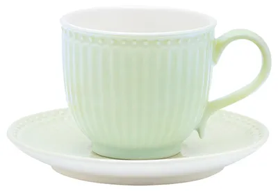 Immagine prodotto di Tazza e piattino in Vetroceramica Alice Pale Green